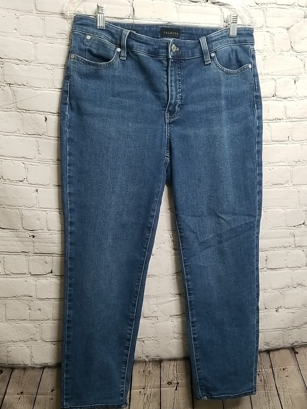 Talbots Women's Midwash Slim Ankle Jeans Size 10P EUC